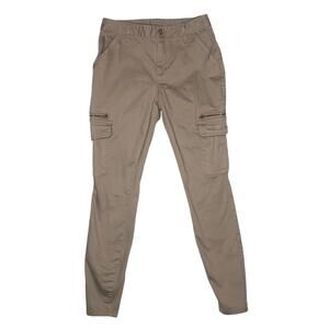 International Concepts Cargo Denim Pants Tan Khaki Size 0 Women Skinny
